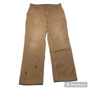 Men's Duluth Flex Fire Hose Relax Fit Cargo Work Pants 36 X 30